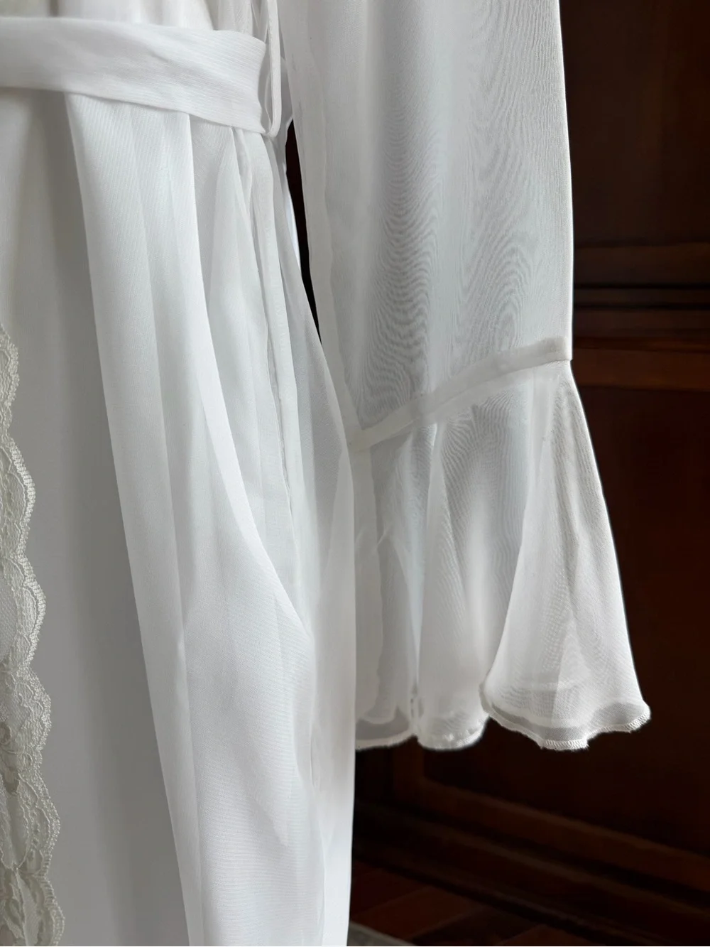 Frederick's of Hollywood Long Nightgown and Robe Bridal Set